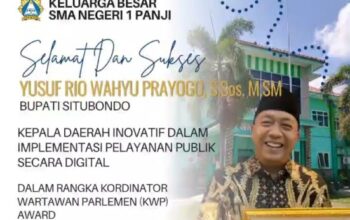 Keluarga Besar SMAN 1 Panji Sampaikan Apresiasi kepada Bupati Situbondo atas Penghargaan Kepala Daerah Inovatif