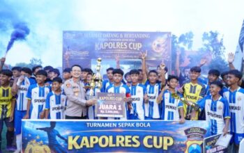 Atmosfer Panas Kapolres Cup 2026! SMPN 1 Situbondo Sukses Angkat Trofi Juara