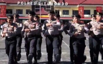 Polres Situbondo Gelar Latihan Dalmas, Tingkatkan Profesionalisme Anggota Layani Penyampaian Pendapat di Muka Umum   