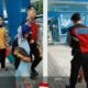 Jaga Kamtibmas: Kasat Samapta Bersama Personel Turun Langsung Beri Himbauan Keamanan di Terminal Situbondo
