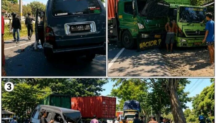 TIGA KENDARAAN TERLIBAT KECELAKAAN DI JALUR PANTURA SITUBONDO, POLISI DALAMI KRONOLOGI KEJADIAN