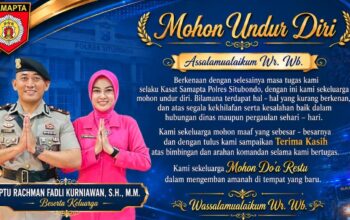Kasat Samapta Polres Situbondo Pamit, IPTU Rachman Fadli Kurniawan Mohon Doa Restu untuk Tugas Baru