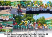 Seribu Balon Harapan Warnai Harlah ke-35 SMAN 1 Panji, Simbol Doa Menuju Masa Depan Gemilang