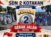 SDN 2 Kotakan Raih Juara 2 Gerak Jalan SD/MI Situbondo