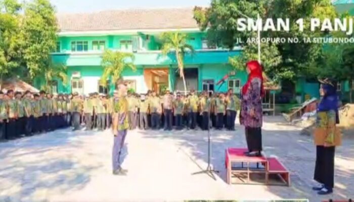 SMAN 1 Panji Gelar Apel Pagi Sambut HUT Kemerdekaan RI