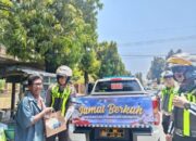 HUT ke-71 Lalu Lintas Polri, Satlantas Situbondo Berbagi Makanan