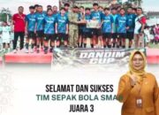 Tampil Solid, Tim Sepak Bola SMA Negeri 1 Panji Raih Juara 3 Piala Dandim Cup 2026