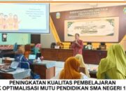 Tingkatkan Mutu Pendidikan, SMAN 1 Panji Gelar Bimtek Kualitas Pembelajaran Selama Empat Hari
